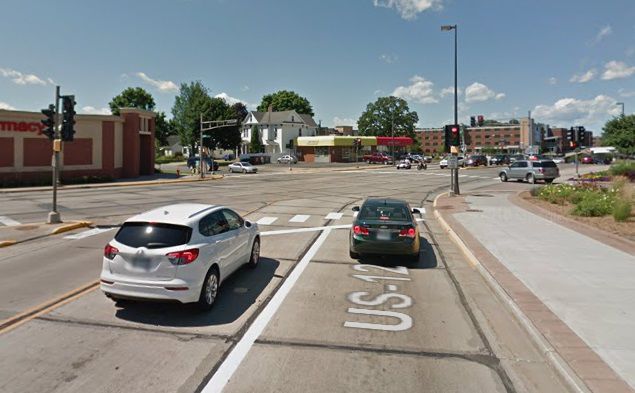 6 (tie) | Crescent Street and Broadway Street, Menomonie — 26 crashes